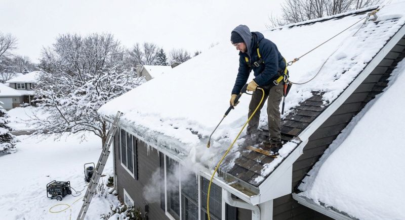 Roof Snow Removal Service