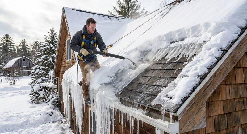 Roof Snow Removal Service