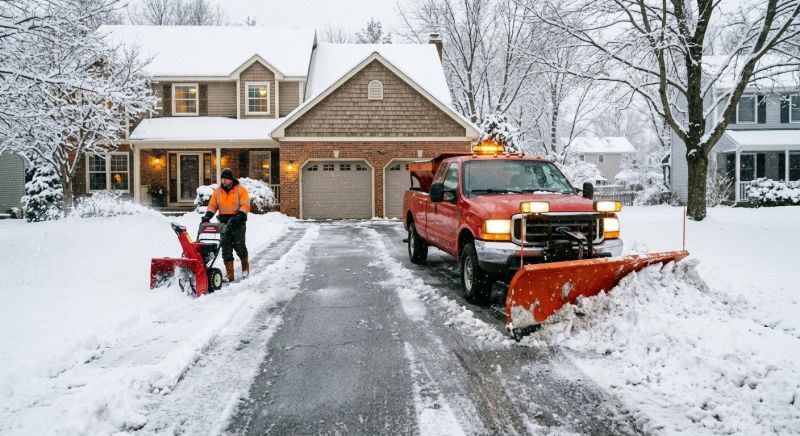 Driveway Snow Plowing in New York, NY